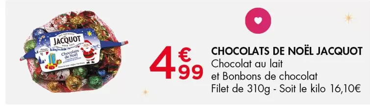 Jacquot - Chocolats De Noël offre à 4,99€ sur Leader Price