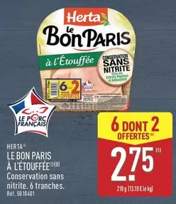 Herta - Le Bon Paris À L'etouffee offre à 2,75€ sur Aldi