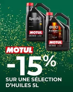 Motul - Sur Une Sélection D'Huiles offre sur Feu Vert