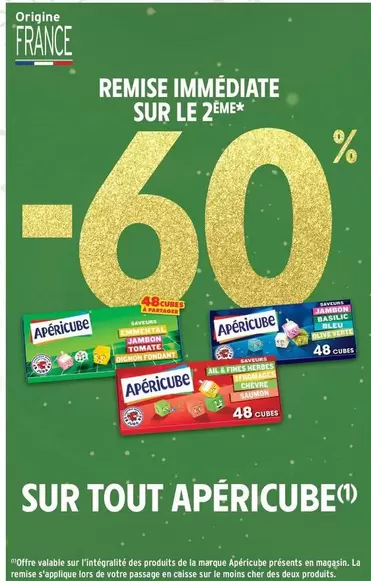 Apéricube - Sur Tout Apericube offre sur Intermarché Express