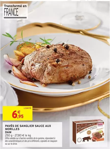 Signal - Pavés De Sanglier Sauce Aux Morilles offre à 6,95€ sur Intermarché Express