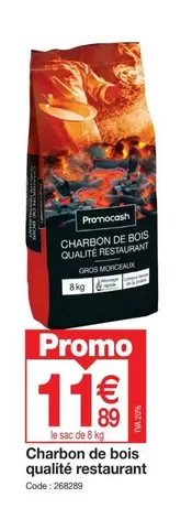 Promo - Charbon De Bois Qualité Restaurant offre à 11,89€ sur Promocash