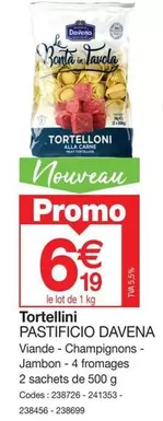 Tortellini offre à 6,19€ sur Promocash