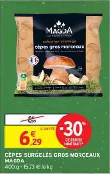 Cèpes Surgelés Gros Morceaux offre à 6,29€ sur Intermarché Contact