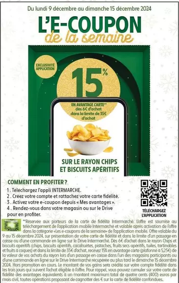 Sur Le Rayon Chips Et Biscuits Apéritifs offre sur Intermarché Contact