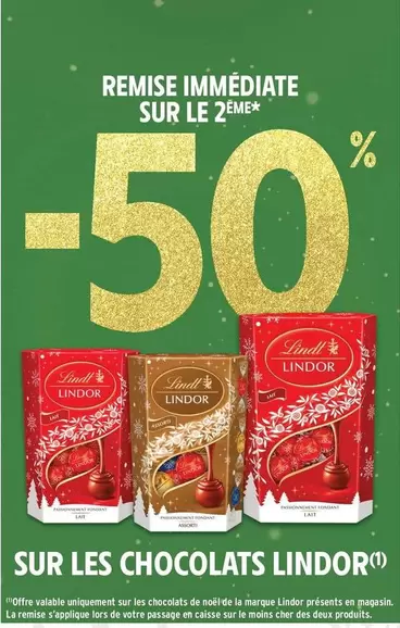 Lindt - Sur Les Chocolats offre sur Intermarché Contact