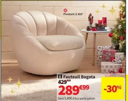 Fauteuil Bogota offre à 289,99€ sur Conforama