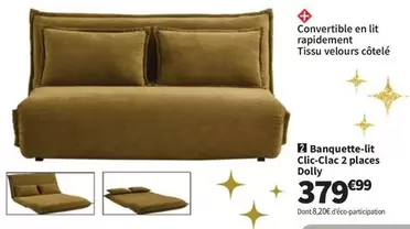 Banquette-lit Clic-Clace 2 Places offre à 379,99€ sur Conforama