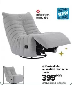 Fauteuil De Relaxation Manuelle Jonas offre à 399,99€ sur Conforama