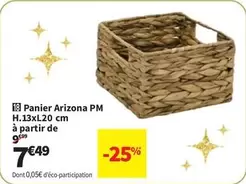 Panier Arizona offre à 7,49€ sur Conforama