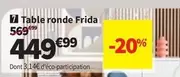 Table Ronde offre à 449,99€ sur Conforama