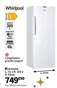 Whirlpool - Armoire offre à 749,99€ sur Conforama