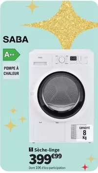 Saba - Sèche-linge offre à 399,99€ sur Conforama