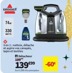 Bissell - Détacheur offre à 139,99€ sur Conforama