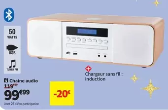 Watts - Chaine Audio offre à 99,99€ sur Conforama