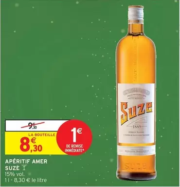 Suze - Apéritif Amer offre à 8,3€ sur Intermarché