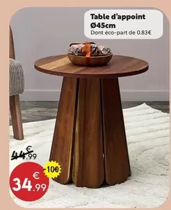 Table D'Appoint offre à 34,99€ sur Maxi Bazar