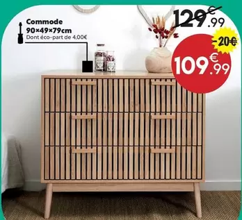 Commode offre à 109,99€ sur Maxi Bazar