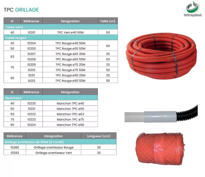 TPC Grillage offre sur Yesss Electrique