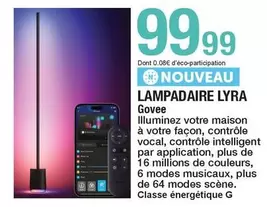 Lampadaire Lyra offre à 99,99€ sur Carrefour