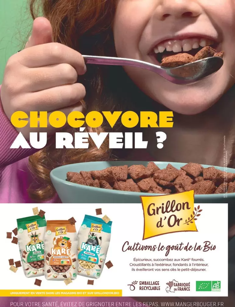 Grillon offre sur Biocoop