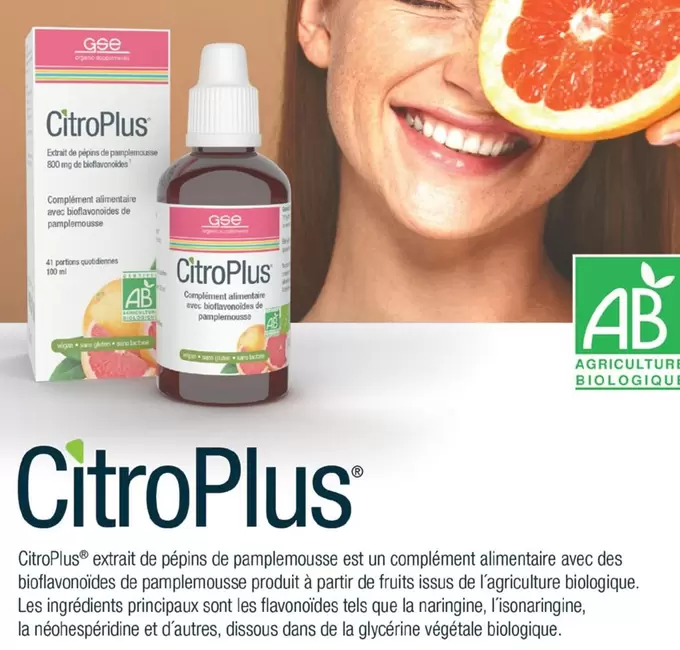 Citroplus offre sur Biocoop