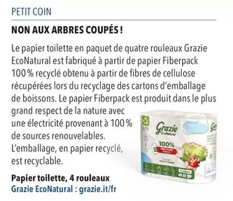 Non Aux Arbres Coupes  offre sur Biocoop