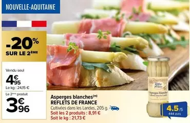 Reflets de France - Asperges Blanches offre à 4,95€ sur Carrefour City