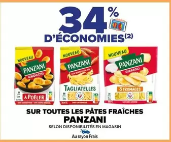 Panzani - Sur Toutes Les Pâtes Fraîches offre sur Carrefour City