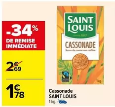 Saint Louis - Cassonade offre à 1,78€ sur Carrefour City