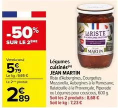 Jean Martin - Légumes Cuisinés offre à 5,79€ sur Carrefour City