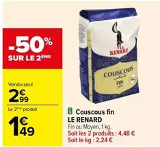 Couscous Fin offre à 2,99€ sur Carrefour City