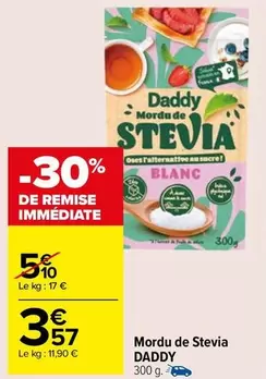 Daddy - Mordu De Stevia offre à 3,57€ sur Carrefour Market