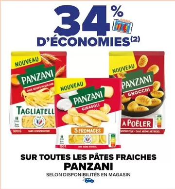 Panzani - Sur Toutes Les Pâtes Fraiches offre sur Carrefour Market