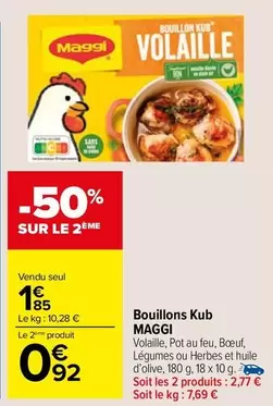 Maggi - Bouillons Kub offre à 1,85€ sur Carrefour Market