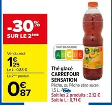 Carrefour - The Glacé Sensation offre à 1,25€ sur Carrefour