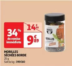 Borde - Morilles Séchées offre à 9,89€ sur Auchan Hypermarché