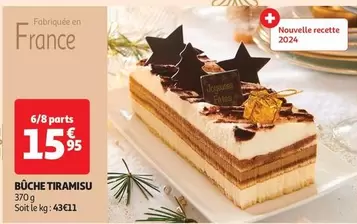 Bûche Tiramisu offre à 15,95€ sur Auchan Hypermarché