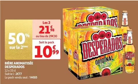 Desperados - Bière Aromatisée offre à 14,65€ sur Auchan Hypermarché