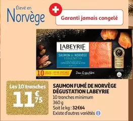 Labeyrie - Saumon Fumé De Norvège Dégustation offre à 11,75€ sur Auchan Supermarché