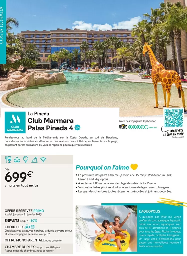 Club Marmara Palas Pineda 4  offre à 699€ sur TUI