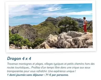 Dragon 4 X 4 offre à 71€ sur TUI