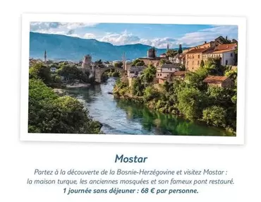 Mostar offre sur TUI