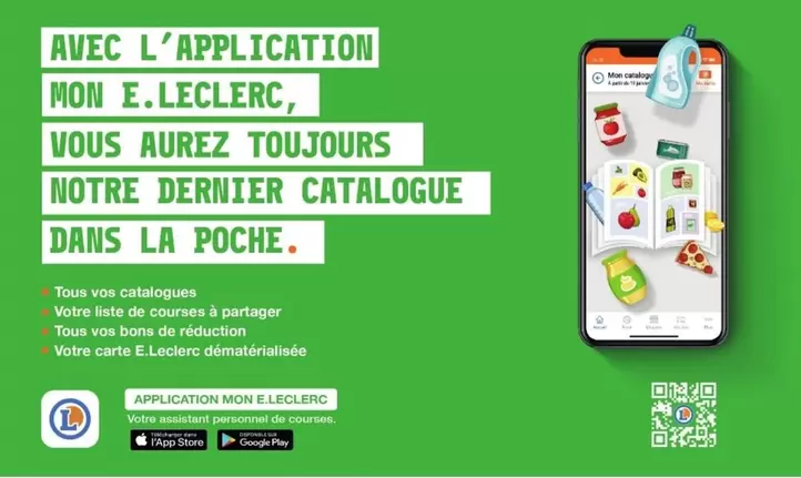 TOUS - L'application offre sur E.Leclerc