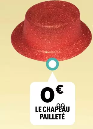 Le Chapeau Pailleté offre sur Zoé Confetti