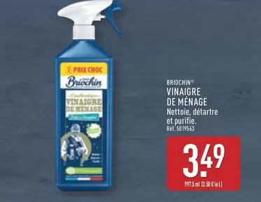 Vinaigre De Menage offre à 3,49€ sur Aldi