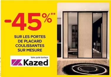 Kazed - Sur Les Portes De Placard Coulissantes Sur Mesure offre sur Castorama