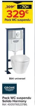 Grohe - Pack Wc Suspendu Solido Harmony offre à 329€ sur Castorama