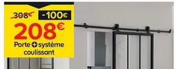 Porte + Système Coulissant offre à 209€ sur Castorama