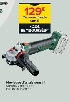 Bosch - Meuleuse D'Angle Sans Fil offre à 129€ sur Castorama